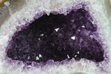 Wide, Purple Amethyst Geode - Uruguay #135344-1